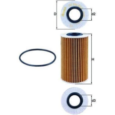 Оливний фільтр Mahle / Knecht OX554D1