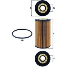 Оливний фільтр Mahle / Knecht OX169D
