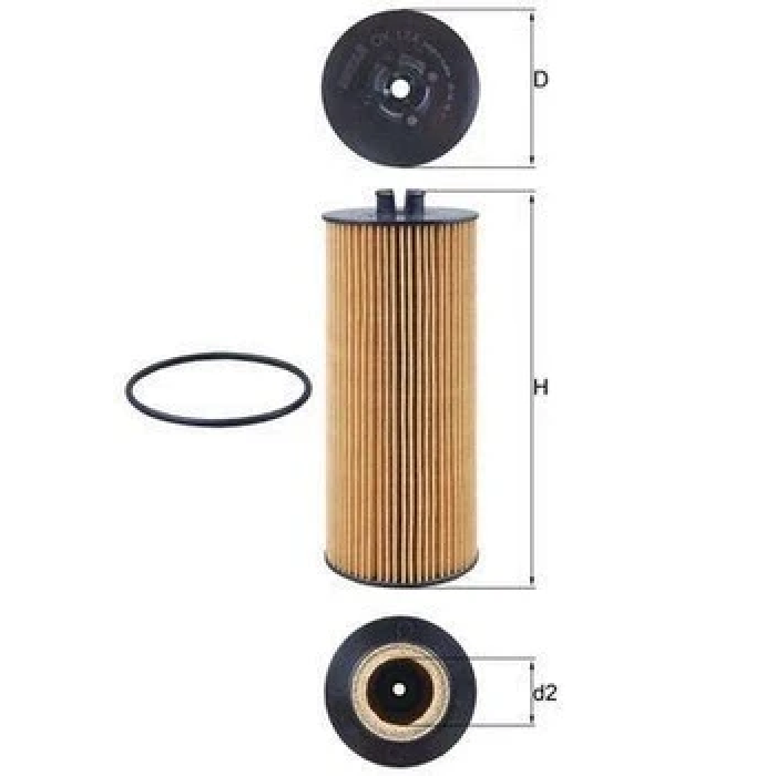 Оливний фільтр Mahle / Knecht OX174D