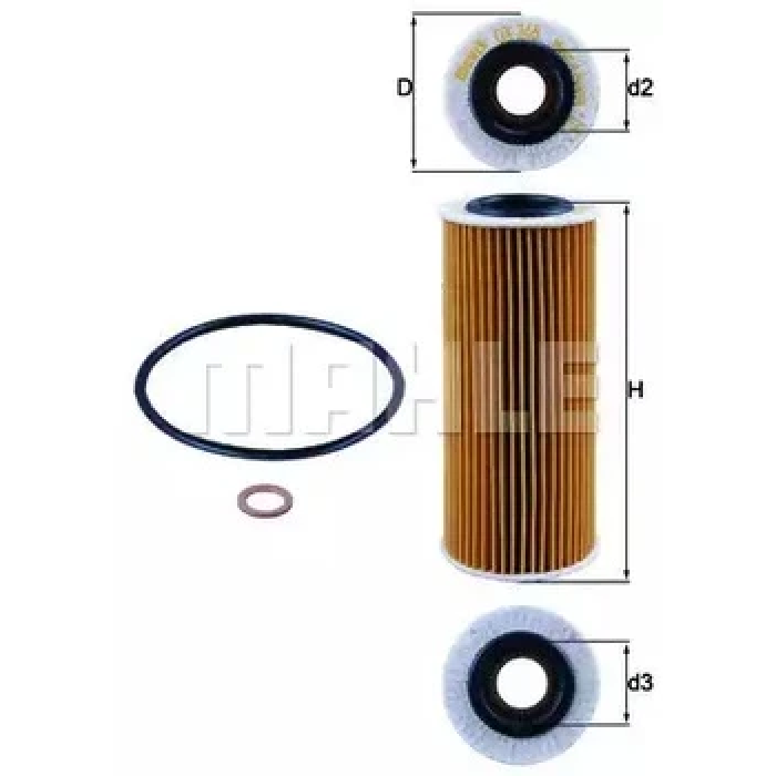 Оливний фільтр Knecht OX368D1