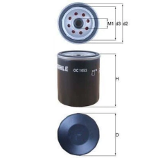 Оливний фільтр Mahle / Knecht OC1053