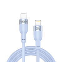 Кабель Brevia Type-C to Lightning 30W 1,2м, синій box (52120UCLC1)