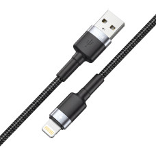 Кабель Brevia USB to Lightning 2,4А 1м, чорний box (53100BULC1)