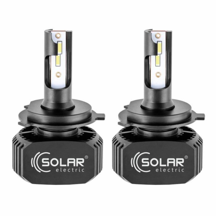 Автолампа Solar LED H4 12/24V 6000K 5000Lm 40W, CSP1860 2шт