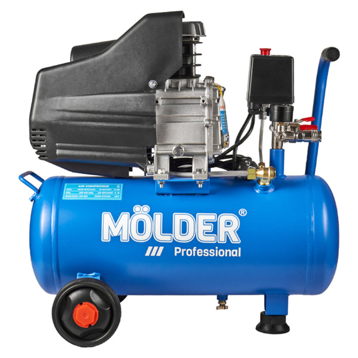 Компресор повітряний Molder з ресивером 24л, 175л/хв, 1100Вт