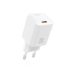 Мережевий зарядний пристрій XO L146 PD20W Single USB-C білий
