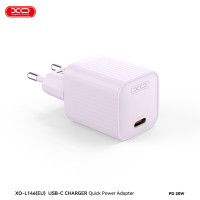 Мережевий зарядний пристрій XO L146 PD20W Single USB-C Charger фіолетовий