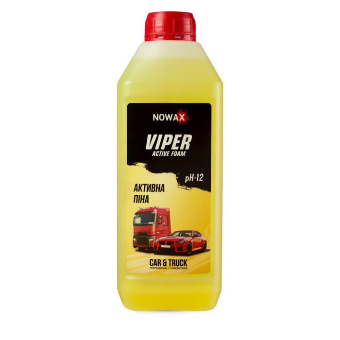 Активна піна Nowax Viper Active Foam концентрат для безконтактної мийки 1л