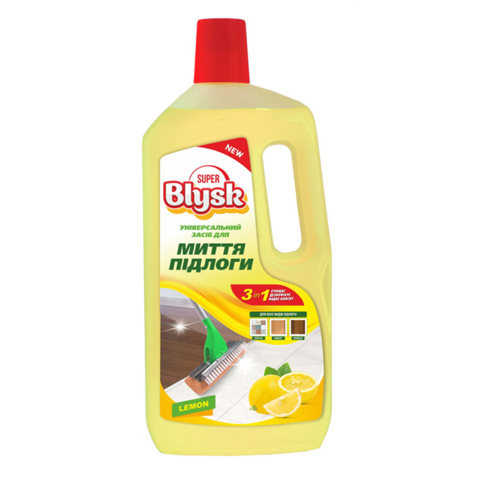 Засіб для миття підлоги Super Blysk Лимон 1л