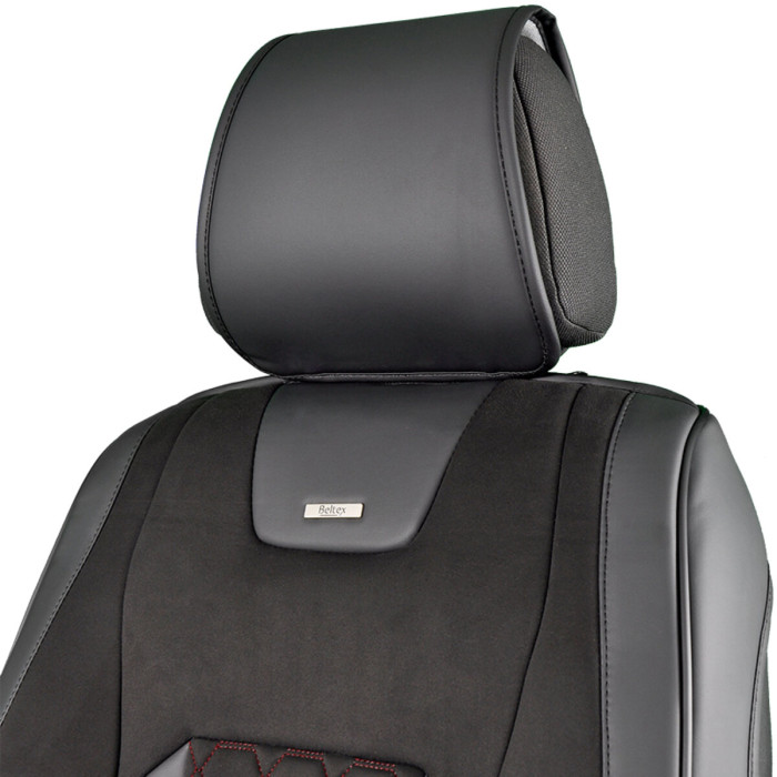 Комплект, 3D чохли для сидінь Beltex Montana, black-red