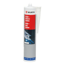 Клей-герметик Wurth K+D Power чорний 300мл