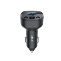 FM-трансмітер XO BCC18 Smart Bluetooth+MP3 Type-C чорний