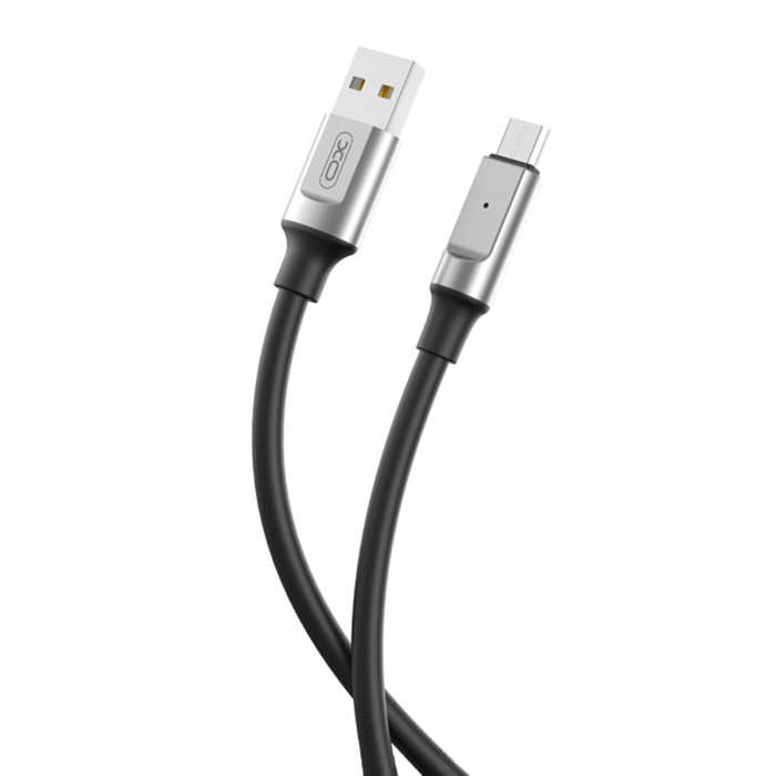 Кабель XO Liquid Silicone USB to Type-C 6A 1м чорний