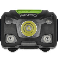 Ліхтар налобний Winso 250Lm, 5W XPG, 1200mAh/3xAAA, з сенсором білий/червоний