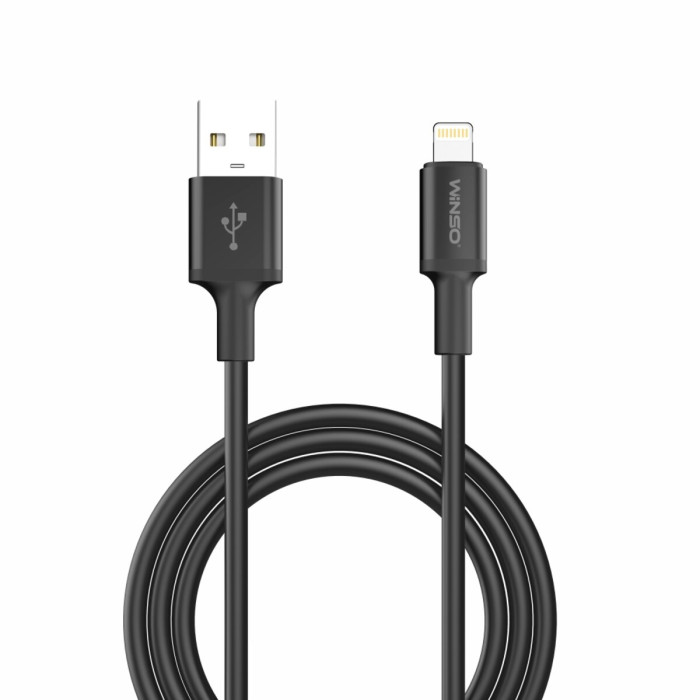 Кабель Winso Pro USB to Lightning TPE 1,2м чорний