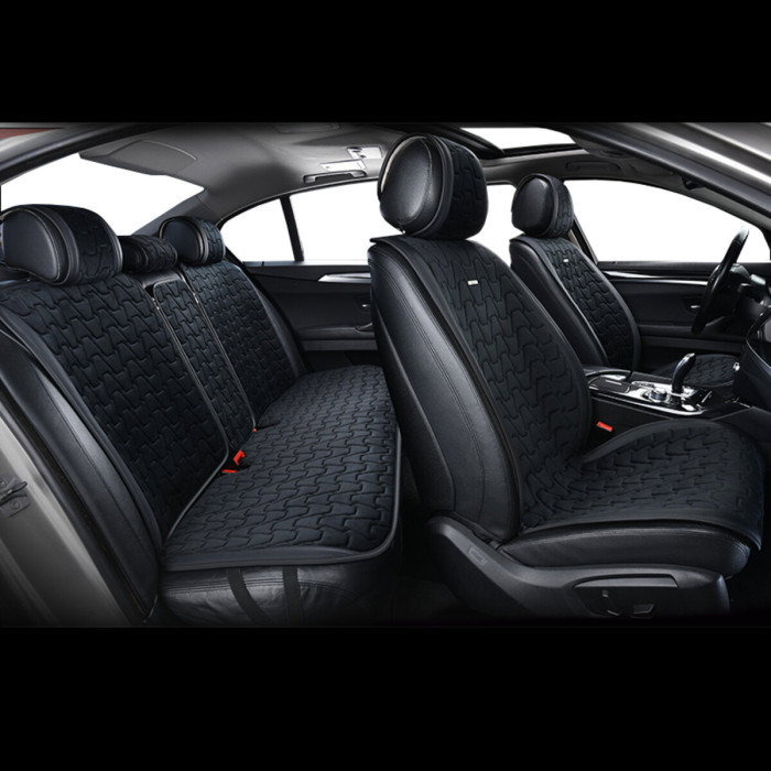Комплект преміум накидок для сидінь Beltex Chicago, black