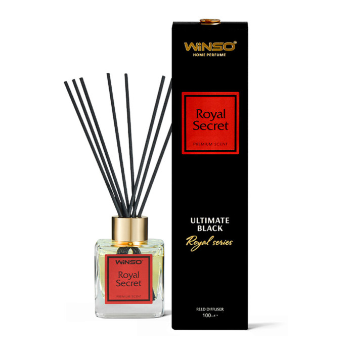 Аромадифузор з паличками Winso Ultimate Black - Royal Secret 100мл