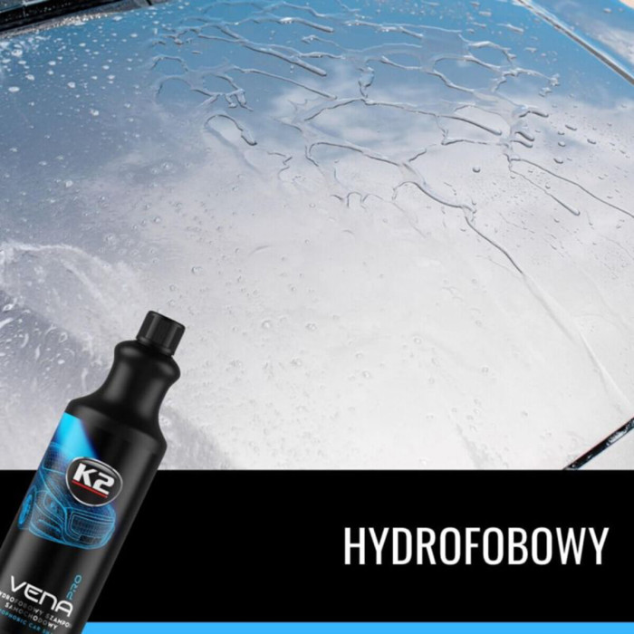 Шампунь K2 Vena Pro автомобільний гідрофобний 1л