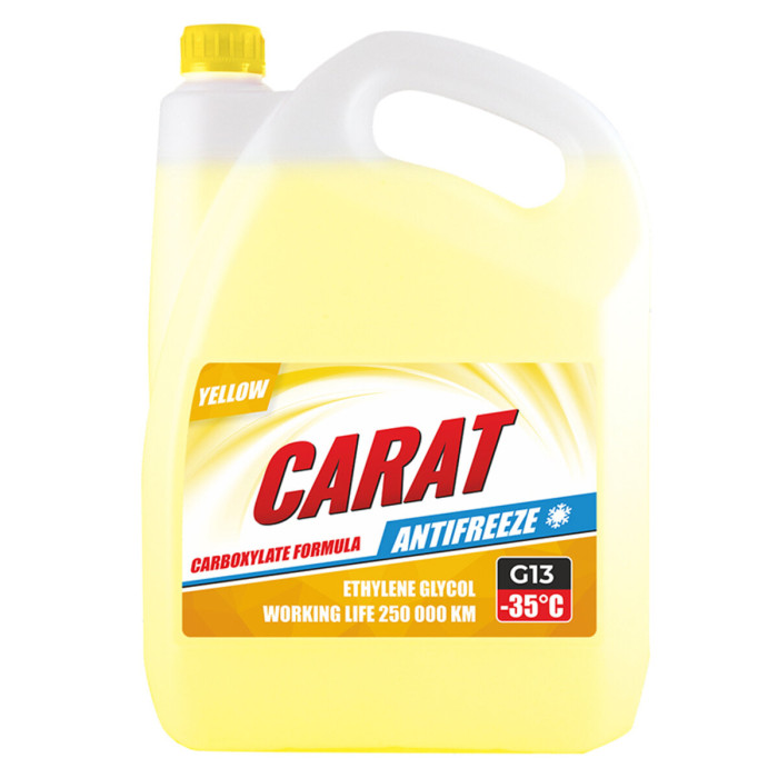 Антифриз Carat Yellow G13 жовтий готовий 4,3кг