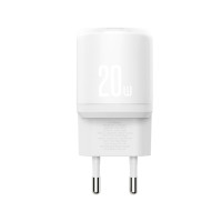 Мережевий зарядний пристрій XO L144 PD20W 1USB-A+1USB-C + Lightning кабель білий