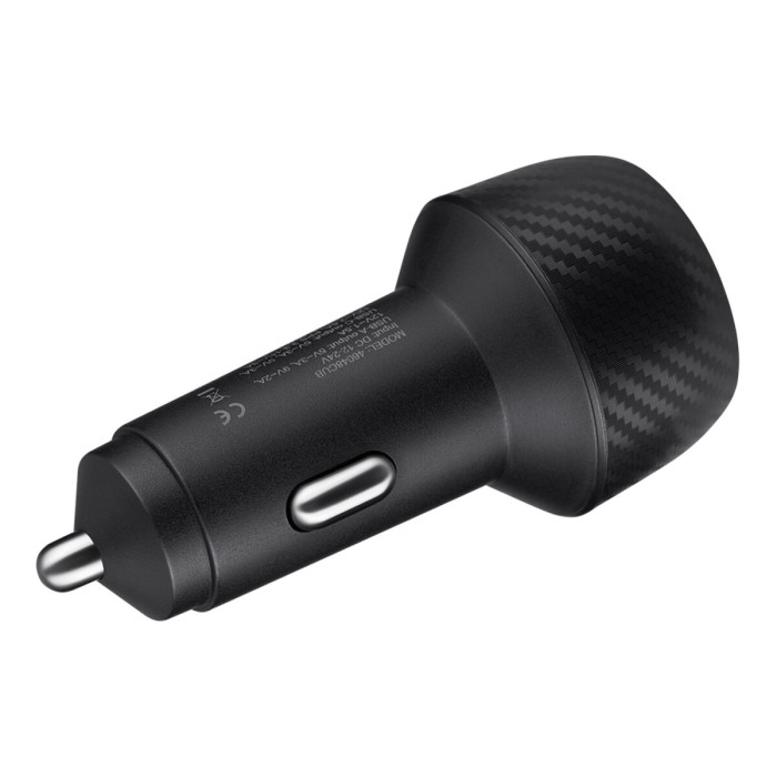 Автомобільний зарядний пристрій Brevia ePower Dual Carbon 48W 1xUSB-C+1xUSB-A