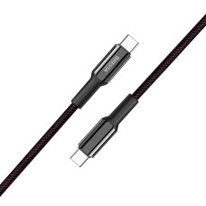 Кабель Brevia Type-C to Type-C 60W 1,2м, чорний box (54120BCCC1)