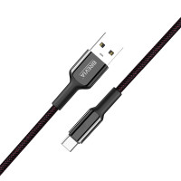 Кабель Brevia USB to Type-C 2,4А 1,2м, чорний box (54120BUCC1)