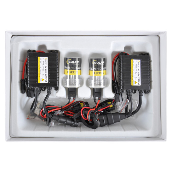 Комплект ксенону Solar H1 5000K 85V 35W P14.5s KET+Ballast, 2шт