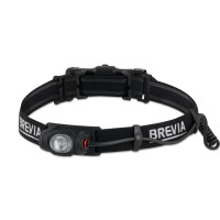 Ліхтар налобний Brevia 500Lm, 2600mAh micro-USB, IP64, заднє світло