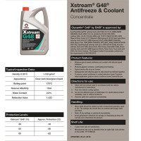 Антифриз Comma Xstream AF Conc G48 синьо-зелений концентрат 1л