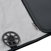 Комплект, 3D чохли для передніх сидінь Beltex Montana, black-red 2шт