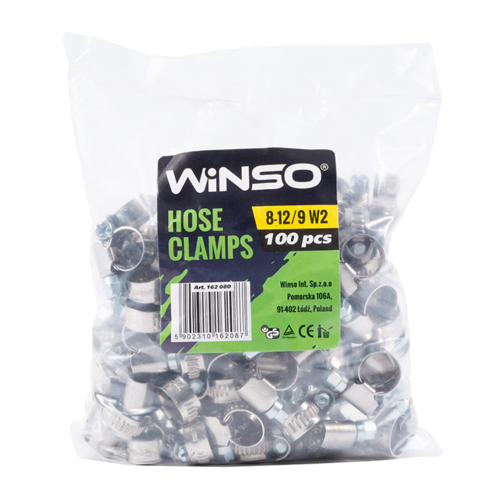 Хомути Winso 8-12/W2, 9мм, 100шт