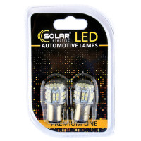 Автолампа Solar LED 12V S25 BAY15d 50SMD white, 2шт