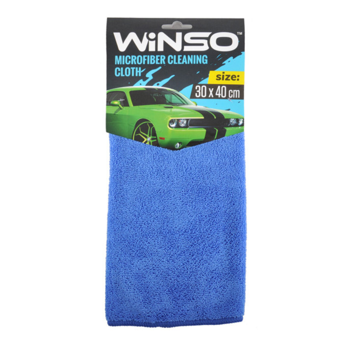 Ганчірка з мікрофібри Winso 30x40см синя (150200)