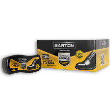Губка для взуття Barton відновлююча для гладкої шкіри чорна
