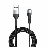 Кабель Winso Pro USB to Type-C TPE+плетіння 1,2м чорний