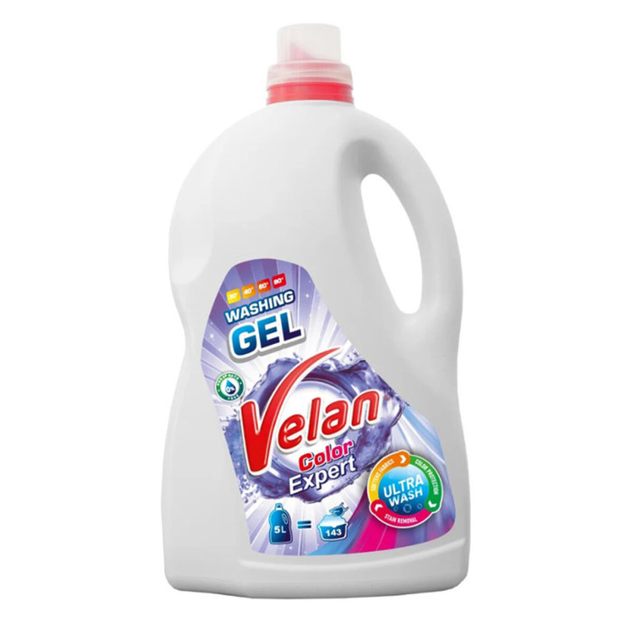Гель для прання Velan Color для кольорових речей 5л