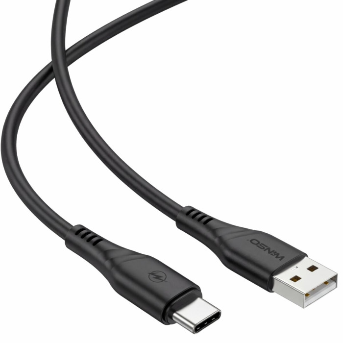 Кабель Winso Pro USB to Type-C PVC 1м чорний