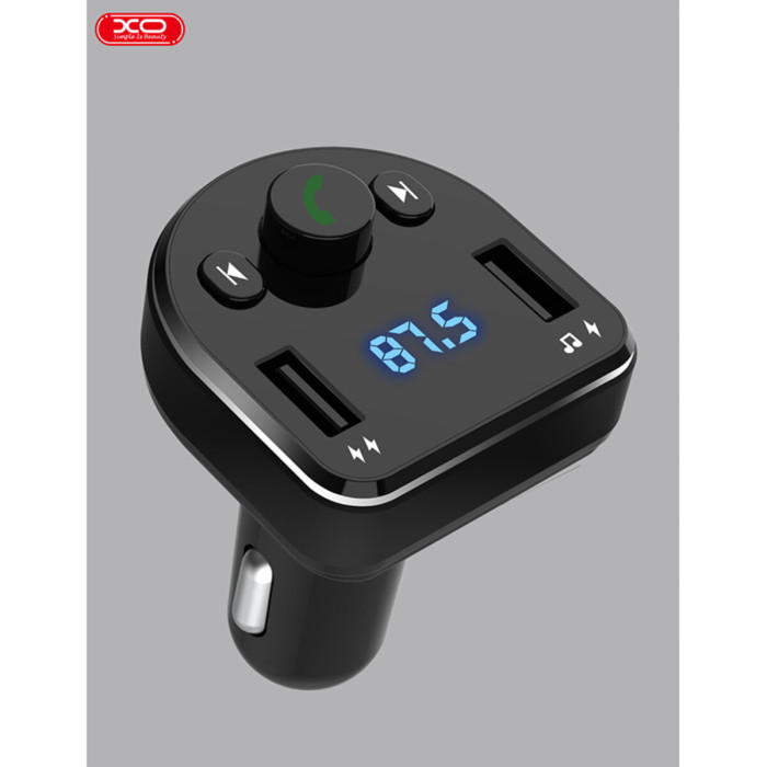 FM-трансмітер XO BCC01 Bluetooth+FM+MP3 чорний