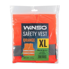 Жилет сигнальний Winso помаранчевий XL