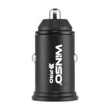 Автомобільний зарядний пристрій Winso Pro 48W 1xUSB-C+1xUSB-A, metal