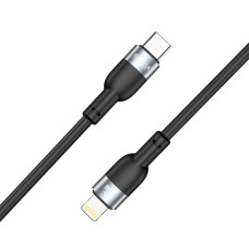 Кабель Brevia Type-C to Lightning 30W 1,2м, чорний ZIP (52120BCLZ1)