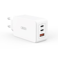 Мережевий зарядний пристрій XO CE13 GaN 65W Fбілий