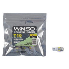Автолампа Winso LED 12V SMD T10 W2.1x9.5d, 10шт 127320
