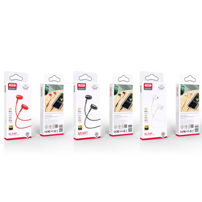 Навушники дротові XO EP57 Crown In-Ear білі
