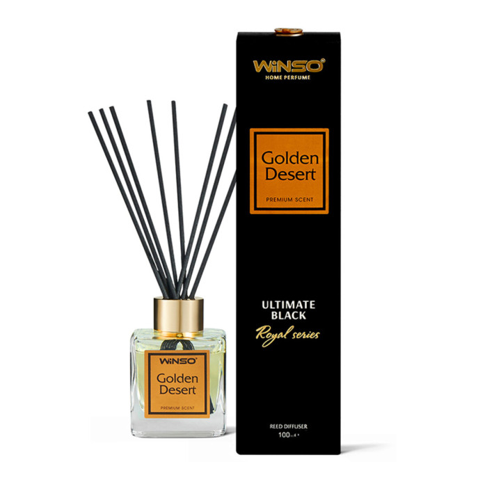 Аромадифузор з паличками Winso Ultimate Black - Golden Desert 100мл