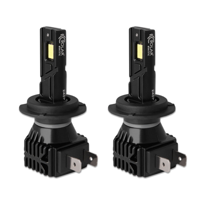 Автолампа Solar LED H7 12V 30W 3000Lm 6500K CSP3570 2шт