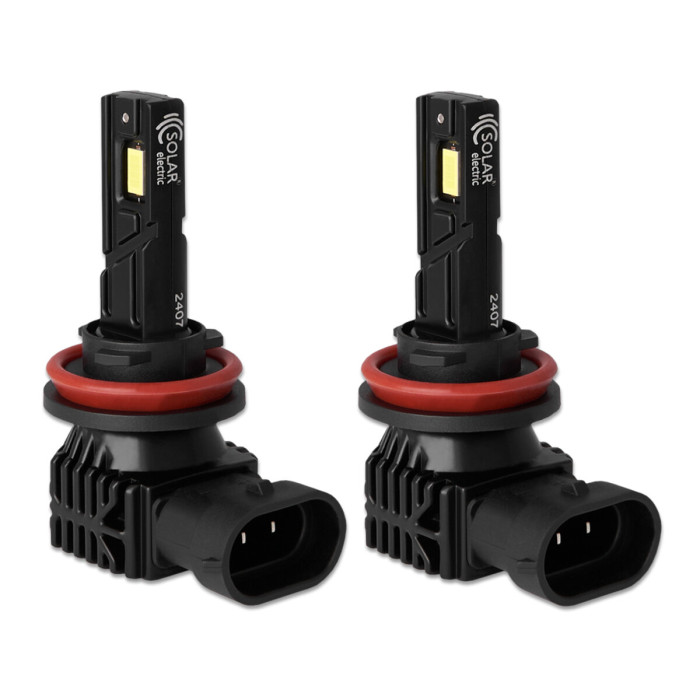 Автолампа Solar LED H8-H11-H16 12V 30W 3000Lm 6500K CSP3570 2шт