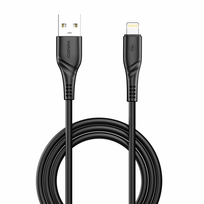 Кабель Winso Pro USB to Lightning PVC 2м чорний