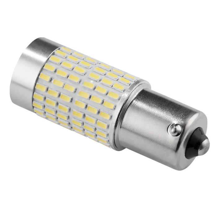 Автолампа Solar LED 12V S25 BA15s-144x3014SMD white canbus 2шт